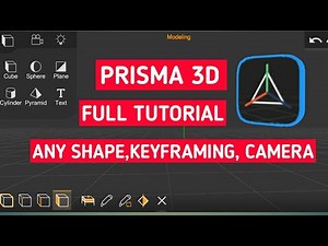 Prisma 3D full tutorial-All tools, keyframing,camera #prisma3D #techmentos #prisma3dtutorial