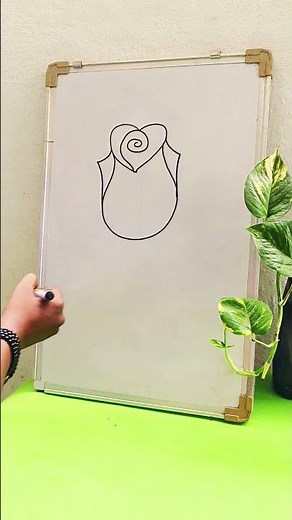 How to draw a rose | My Garden Rose