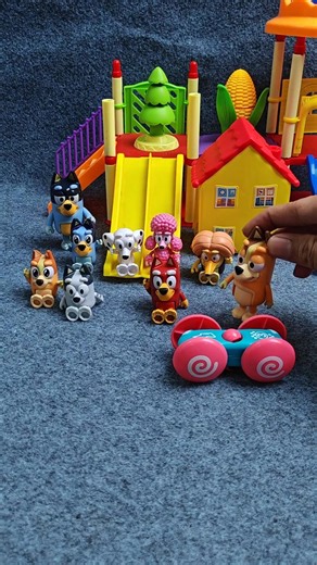 Satisfying with Unboxing & Bluey Playset Toy ASMR #toys #asmr #shorts