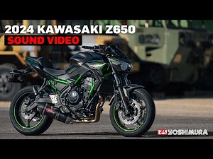 2024 Kawasaki Z650 sound - Stock vs. Yoshimura AT2 full system