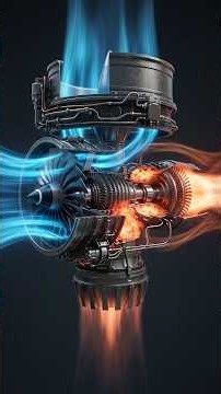 HOW DOES A JET ENGINE WORK ✈️ #howitworks #machineanatomy