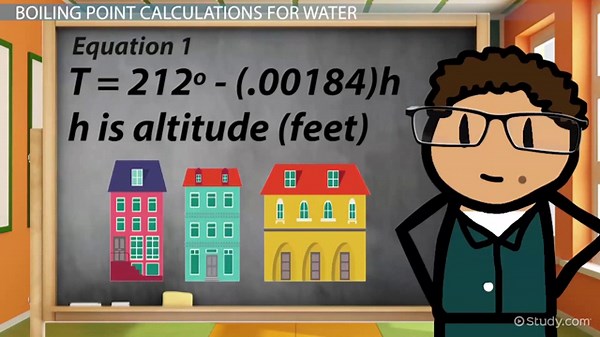 Boiling Point of Water | Calculations & Pressure Chart