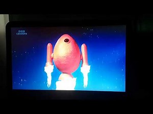 Clangers The Big Red Eggbot Launches Into Space And End Credits with Audio Description