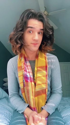 Okay I actually prefer it curly but I needed a trim. #Trans #NonBinary #Haircut