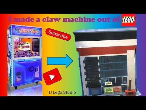 I built a working claw machine out of Lego!