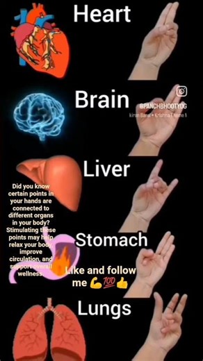 Hand Reflexology Map – Points That May Affect Your Organs!”#motivation #loosening