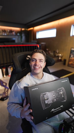 Unboxing the MOZA Porsche Mission R Steering Wheel with our brand ambassador, Dirk Schouten! Watch as he shares his first impressions of this sim racing masterpiece. 🔥 #MOZA #MOZARacing #Racing #SimRacing #Motorsport #BrandAmbassador #porsche #porschecup #DirkSchouten" | MOZA Racing