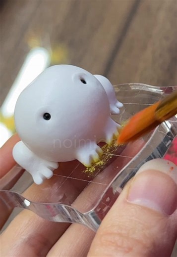 Whimsical Clay Frog Desk Buddy Craft