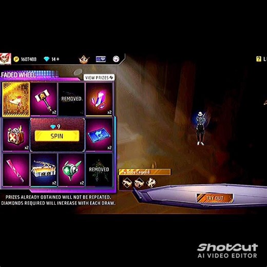 😹FREE FIRE NEW FADED WHEEL 🔥 TODAY | RUBY LEGEND SKYWING 😱 GOD__DEVIL☠️💀 #freefire #viral