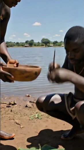 Luo Tribe Cooking Fresh Lake Fish Near Lake Victoria 🔥