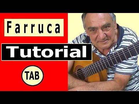 Farruca. Flamenco guitar tutorial. Free tab