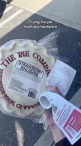 Trying Pie from the Hardware Store...