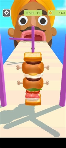 Sandwich Runner Gameplay Walkthrough Level 15 | Satisfying Mobile Game (Android & iOS)