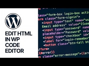 How to Edit HTML in WordPress Code Editor? Tutorial 🧑‍💻✏️