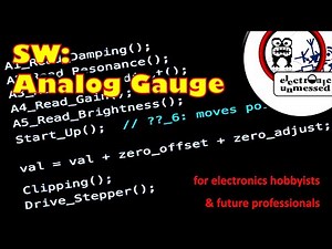 Arduino Code: Design a Beautiful DIY Gauge using a Stepper Motor (EP54)