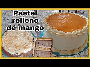 Pastel 3 Leches Relleno De Mango