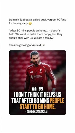 Szoboszlai Calls Out Fans 😳