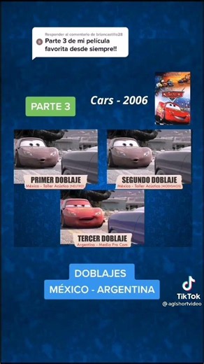 Cars Doblaje México Neutral X2 Y Doblaje Argentino Rioplatense