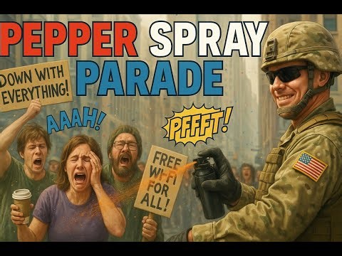 Pepper Spray Parade (Hilarious EDM Rap) 🇺🇸 | Pro National Guard | Pro America Anthem