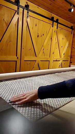 Finished another quilt on the longarm machine! #longarmquilting #starttofinish #asmr #fyp #makersgonnamake #quilting #longarm