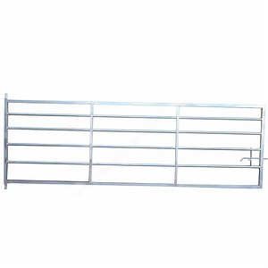 [Hot Item] China Galvanized Farm Gate with Pipe Heavy Duty Metal Farm Gate