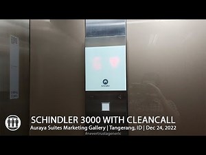New Schindler 3000 Lifts w/ CleanCall at Auraya Suites Marketing Gallery, South Tangerang, Banten