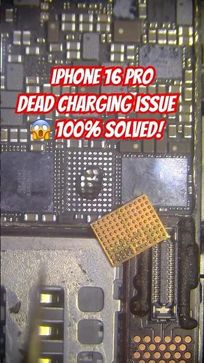iPhone 16 Pro Charging IC Change 🔥 Dead Phone Repair | Micro Soldering Fix