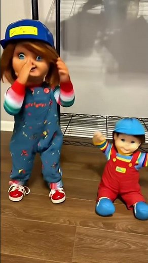 Chucky and his pal Buddy #chucky #childsplay2 #halloween #mybuddy #trickortreatstudios #goodguydoll