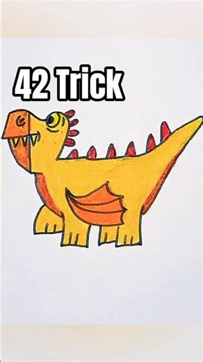 Baby fire dragon 🔥 #easytrick