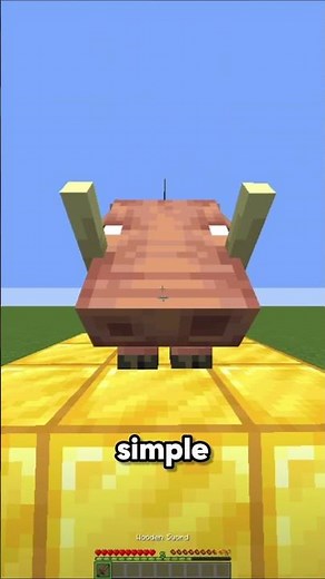 This Hoglin trick will save your life in the Nether 🛡️ #minecraft