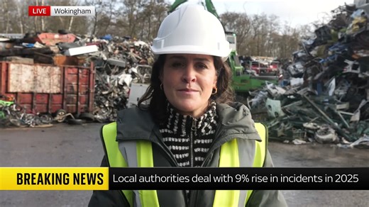 BREAKING: Fly-tipping incidents in England have risen by 9% in 2024/25, up to 1.26 million compared to 1.15 million reported by local authorities in 2023/24. Sky's Victoria Seabrook has the latest. Read more here: https://trib.al/aiS9WyD 📺 Sky 501, Virgin 602, Freeview 233 | Sky News