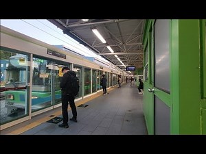 부산 2호선 장산행,양산행 호포역 진입