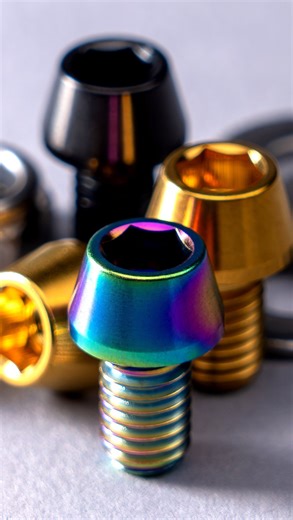 Available now only at Yoshimura-rd.com 🏁Titanium license plate bolt kits🏁 ❣️Grade 5 titanium ❣️Fully CNC machined with roll formed threads ❣️PVD coated 3 colors black, gold and oil slick Made in USA 🇺🇸 | Yoshimura Research & Development of America, Inc.