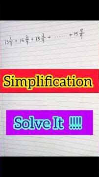 Simplification 📌#shorts #senselifestyle #viral #viralvideo #youtubeshorts #trending #ytshorts