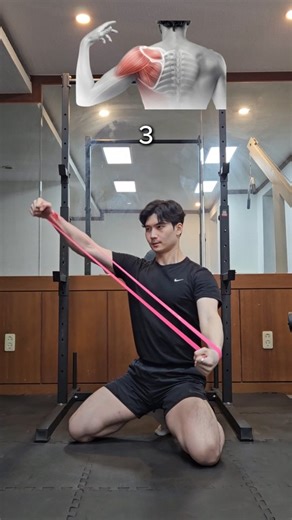 TOPWON 탑원 on Instagram: "4 Rotator Cuff Exercises for Shoulder Stability This exercise uses a mini band to strengthen the rotator cuff. It can be difficult to train these small muscles with heavy weights. Using a band like this can be helpful in such cases. Strengthening the rotator cuff improves stability during shoulder external rotation, allowing you to perform press movements with greater force and less pain. Perform each exercise carefully, ensuring your shoulder blades do not retract. Repe