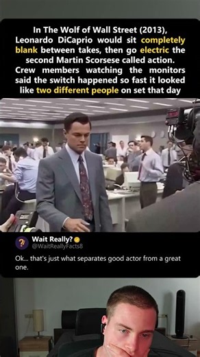 Did You Notice This About Leo in The Wolf of Wall Street? 🎬 #filmfacts #leonardodicaprio #shorts