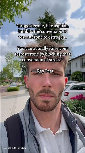 How to stop converting testosterone into estrogen (ray peat explains)