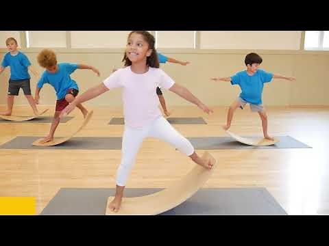Kids Exercise Workout Video using Kids Balance Board, Kids Wobble Board for Kids Fitness