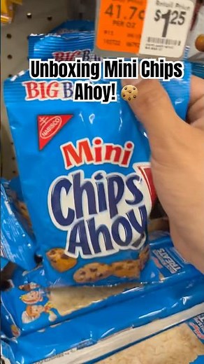 Unboxing Mini Chips Ahoy! 🍪