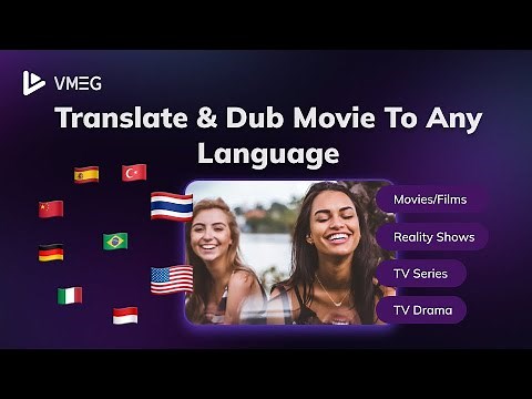 How to Easily Translate & Dub Movies/TV Series to Any Language | FREE | AI Movie Translator