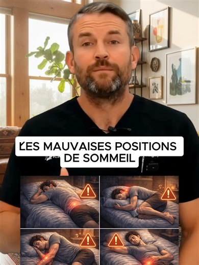 ́LES MAUVAISES POSITIONS DE SOMMEIL.#sante #santé #santénaturelle #france