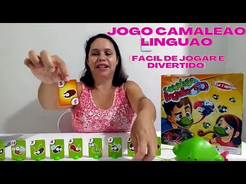 JOGO CAMALEÃO LINGUÃO | FÁCIL DE JOGAR E DIVERTIDO) #jogocamaleãolinguão