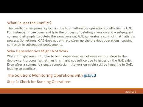 How to Wait for Google App Engine Operations to Finish: Avoiding Conflicts in CI/CD Deployments