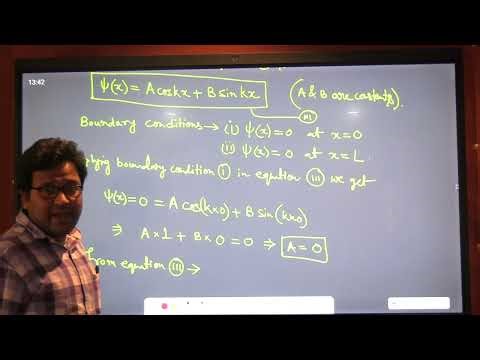Schrodinger Wave Equation/ Particle in One dimensional Box/ Quantum Mechanics/Sudipto Karmakar/SVIST