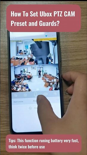 How to set UBOX Camera preset and cruise?#ubox #wificamera #solarcamera