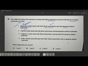 IGCSE Chemistry MCQs