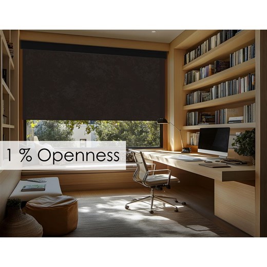 Check The Home Depot's Q&A Before Buying: VENETA Custom Designer Light Filtering Solar Roller Shades for Windows