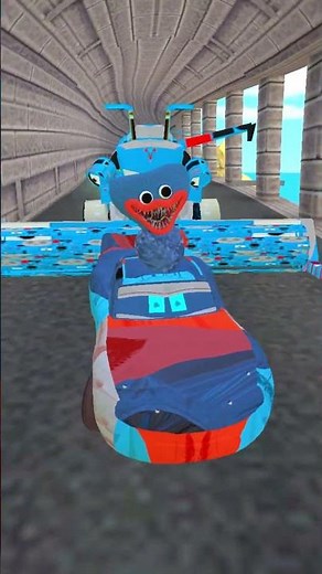 LIGHTNING MCQUEEN SONIC.EXE CATNAP GUGU GAGA PENGUIN vs MONSTER THOMAS! 😱