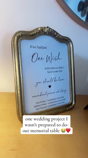Creating a Meaningful Memorial Table for Weddings