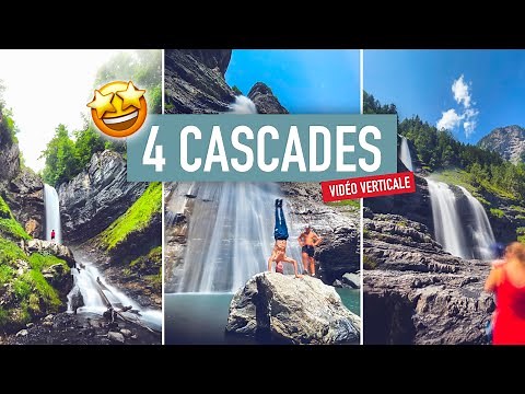 4 CASCADES à voir dans la Vallée du Giffre (Alpes - autour de Samoëns)